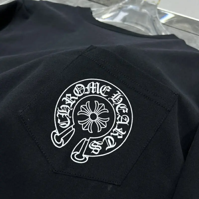 chrome hearts t-shirt manches longues pour unisexe s_12617633